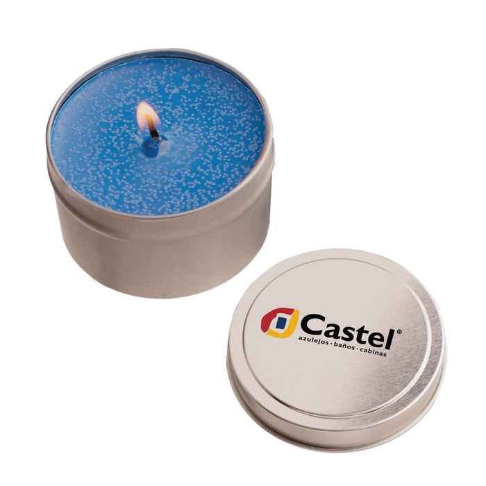 4 oz. Scented Candle in Custom Round Tins