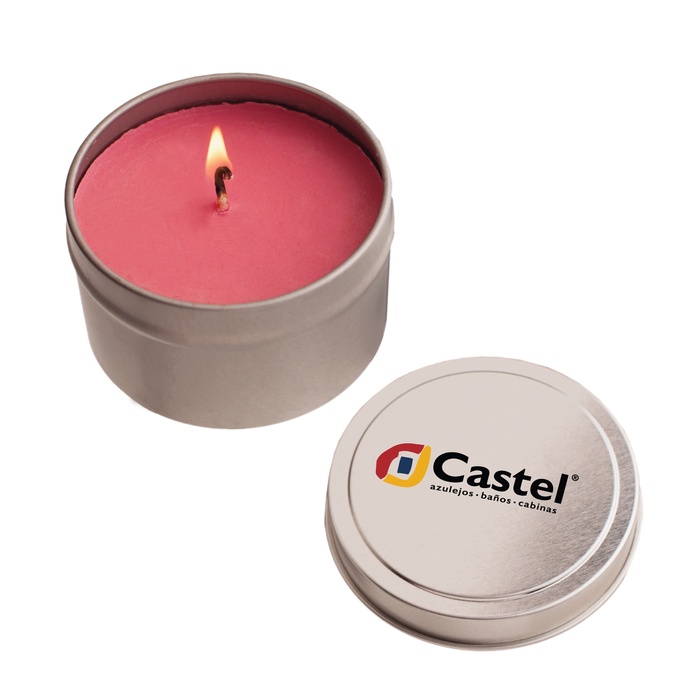 4 oz. Scented Candle in Custom Round Tins