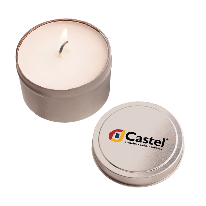 4 oz. Scented Candle in Custom Round Tins