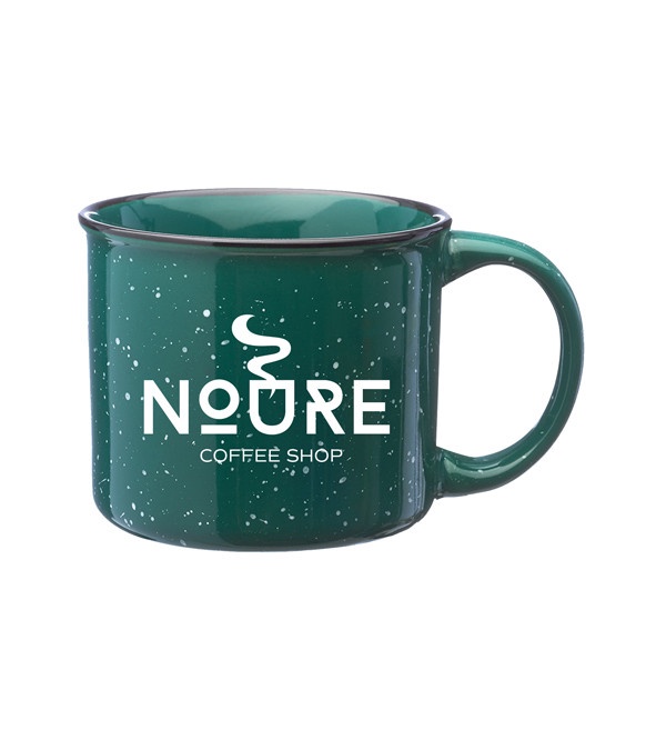 13 oz. Ceramic Campfire Coffee Mugs