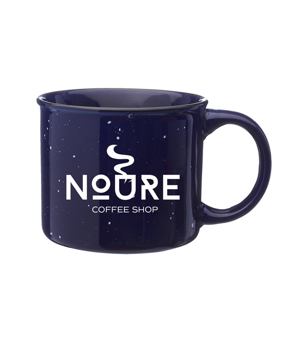 13 oz. Ceramic Campfire Coffee Mugs