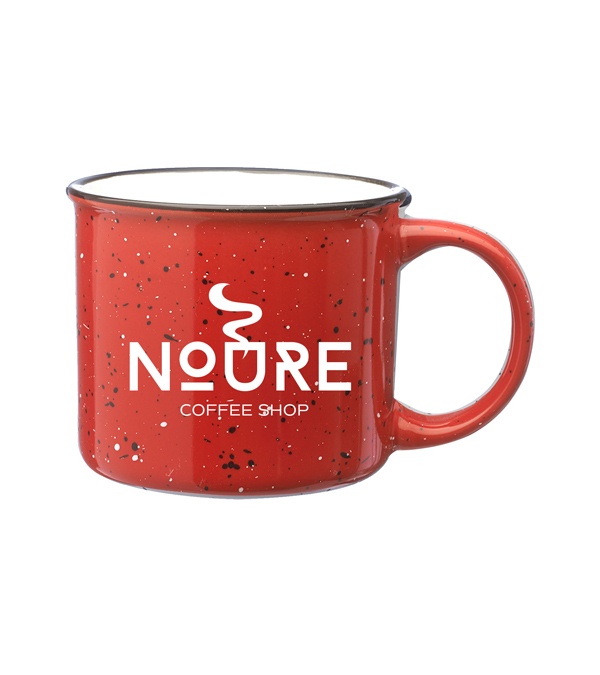 13 oz. Ceramic Campfire Coffee Mugs