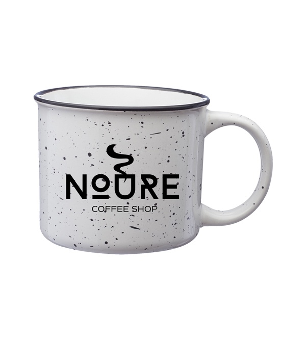 13 oz. Ceramic Campfire Coffee Mugs