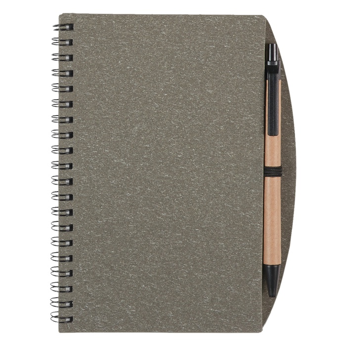 5 x 7 Eco-Inspired Spiral Notebook & Pen
