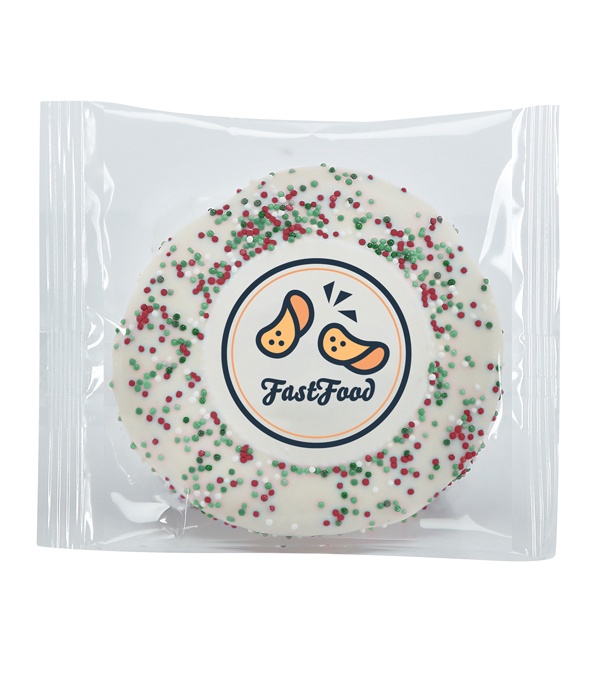Custom Sugar Cookie In Cello Bag