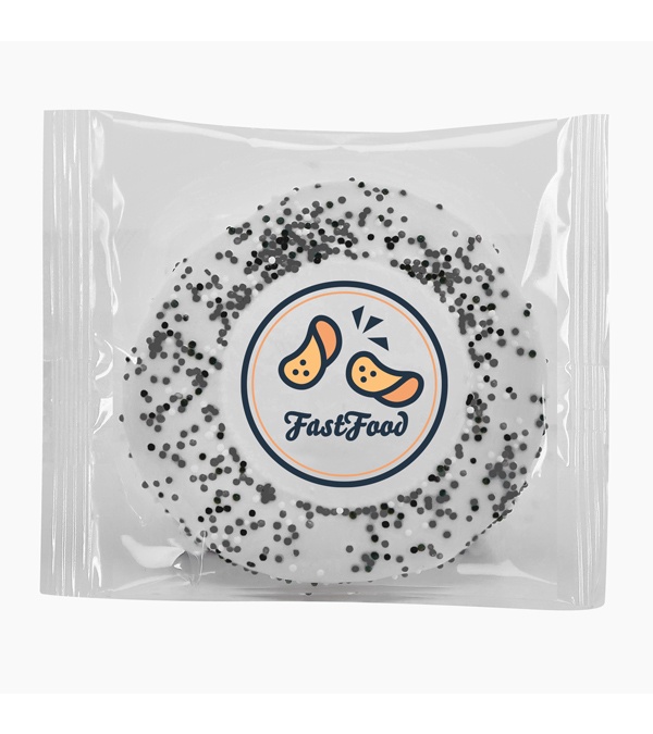 Custom Sugar Cookie In Cello Bag