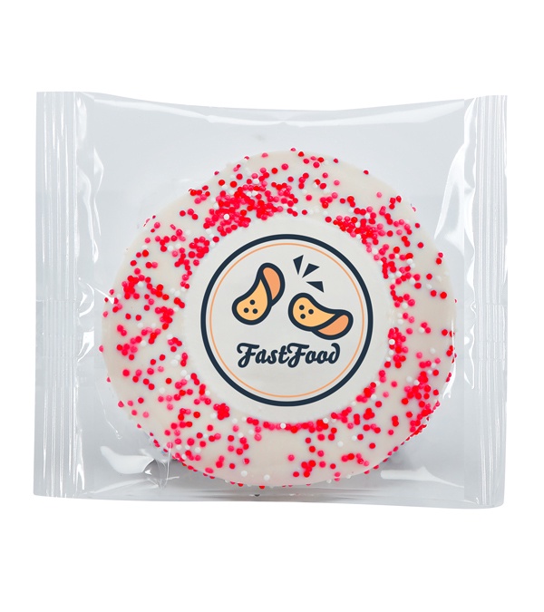 Custom Sugar Cookie In Cello Bag