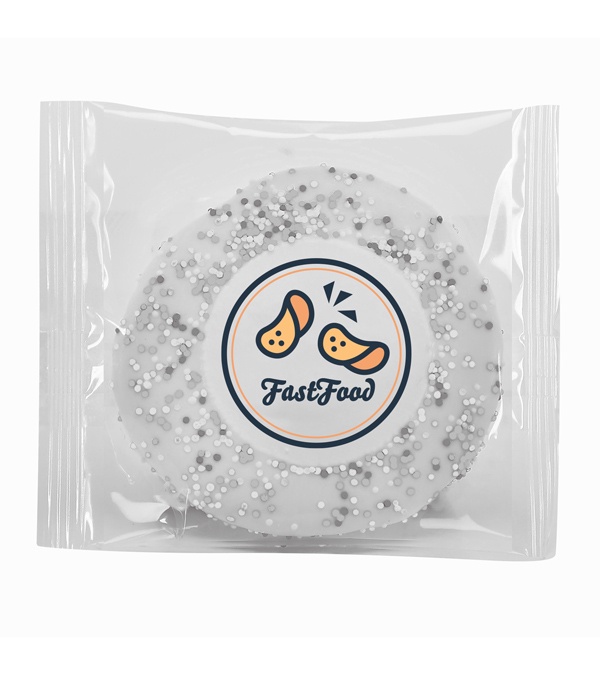 Custom Sugar Cookie In Cello Bag