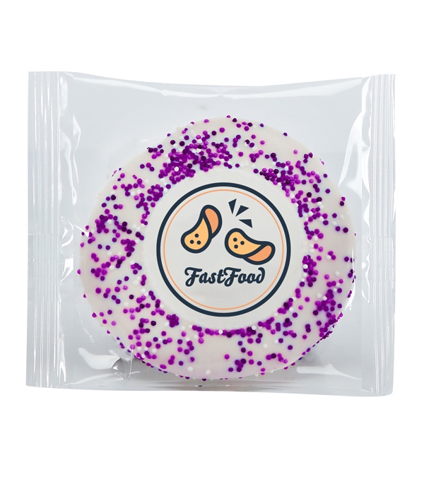 Custom Sugar Cookie In Cello Bag