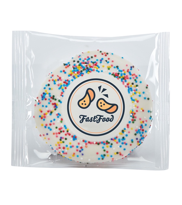 Custom Sugar Cookie In Cello Bag