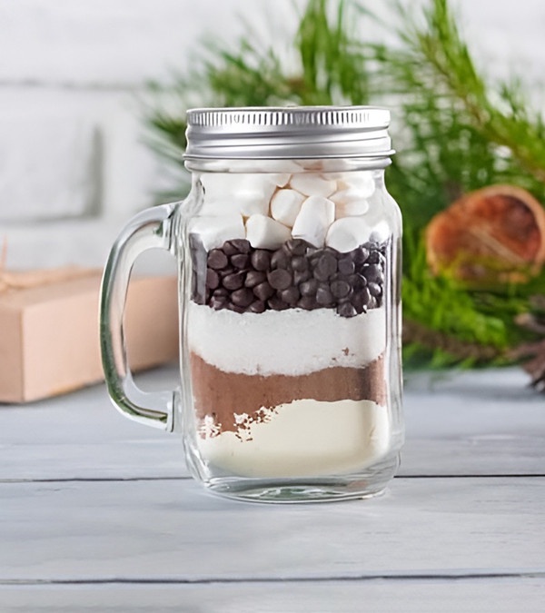 Hot Chocolate Mini Mason Jar
