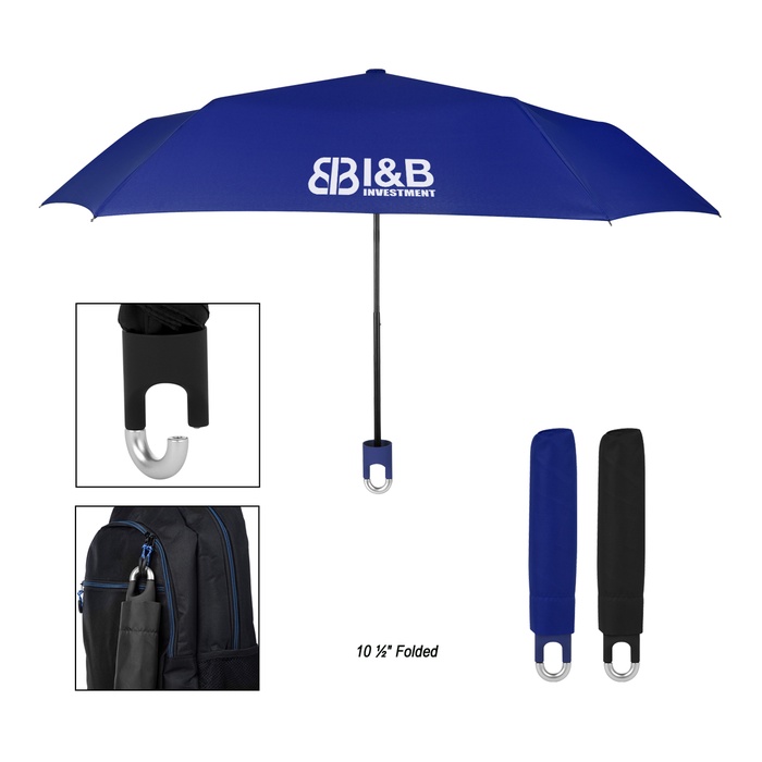 38" Arc Clipper Compact Telescopic Umbrella