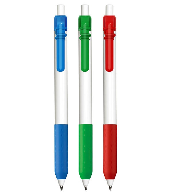 Alamo White Barrel Pen with Education Clip