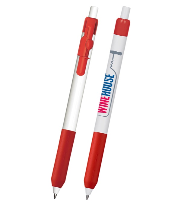 Alamo White Barrel Pen with Wine Clip