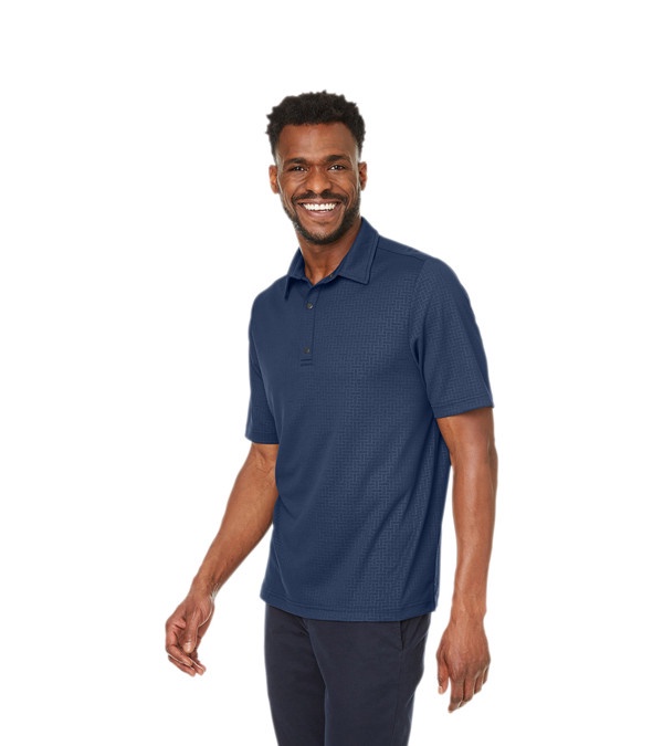 North End Men's Replay Recycled Polo - Embroidery