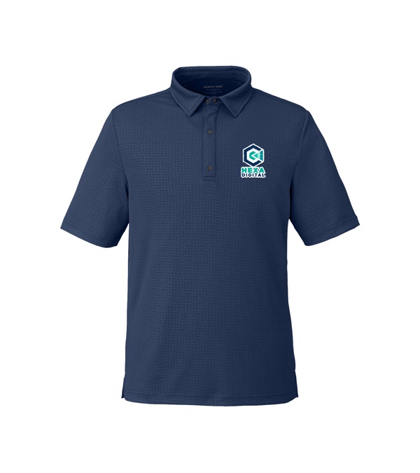 North End Men's Replay Recycled Polo - Embroidery