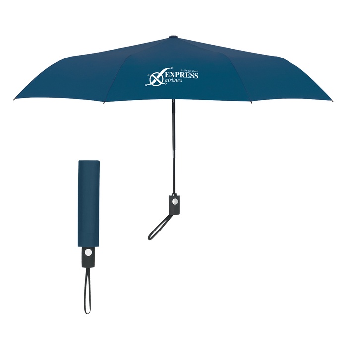 43" Telescoping Folding Auto Umbrella
