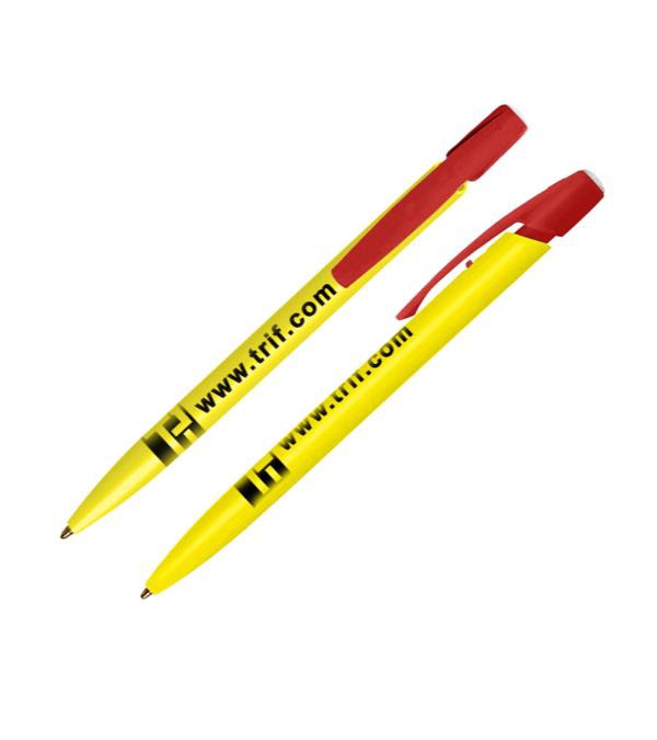 BIC Media Clic Pen - Yellow