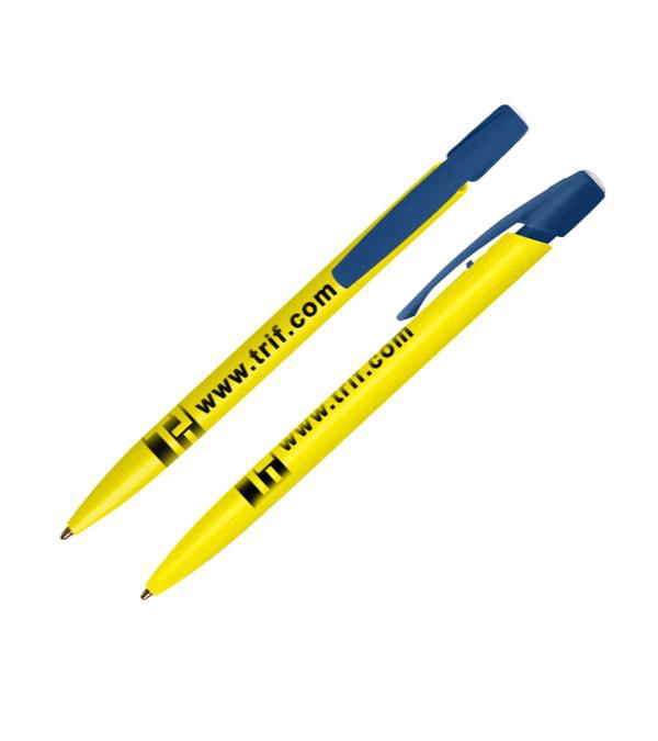 BIC Media Clic Pen - Yellow