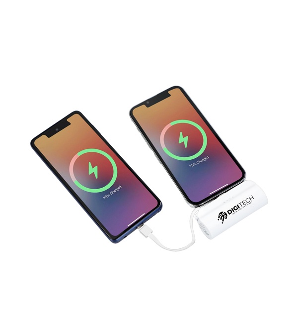 Hue 5000 mAh Power Bank with Multi Tips - 1 Color