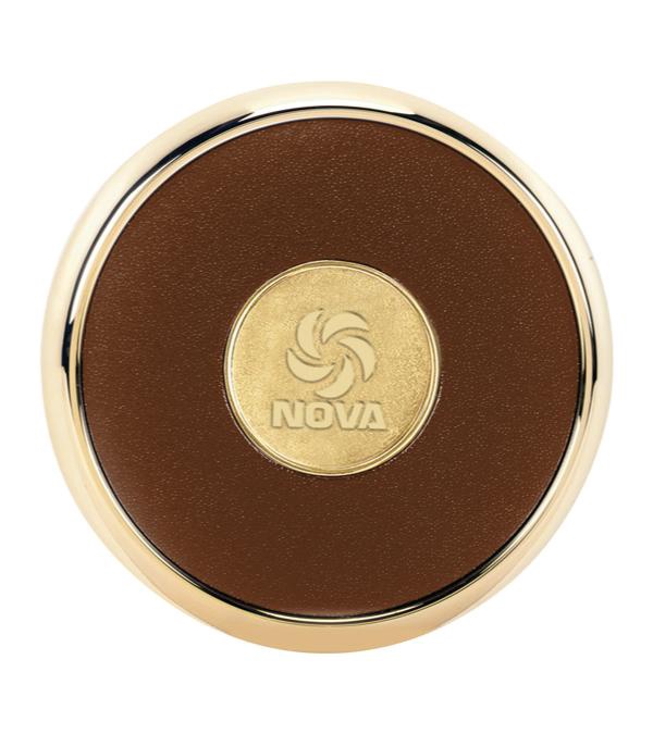 Round Brass Gold Coaster