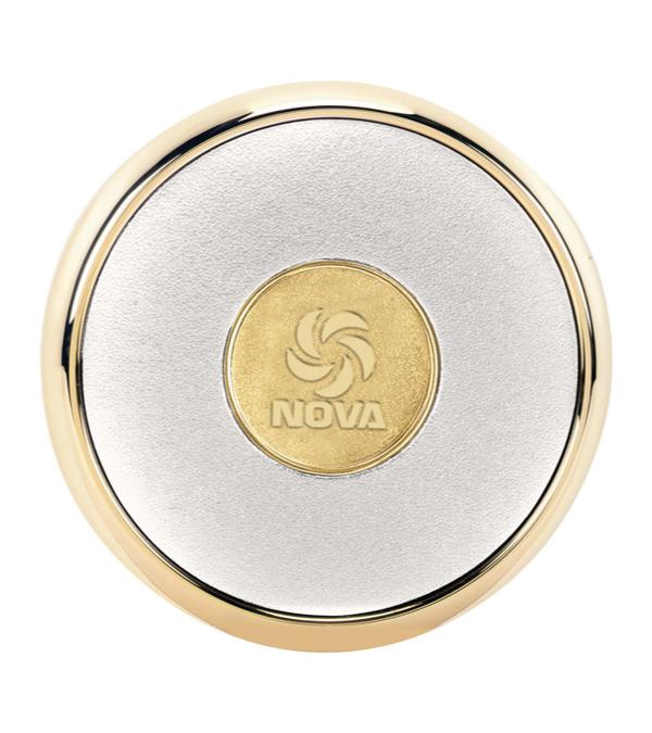 Round Brass Gold Coaster