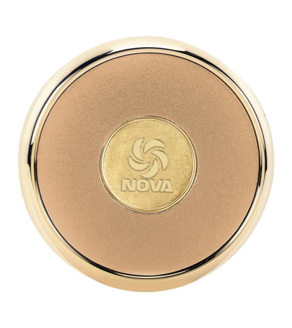 Round Brass Gold Coaster