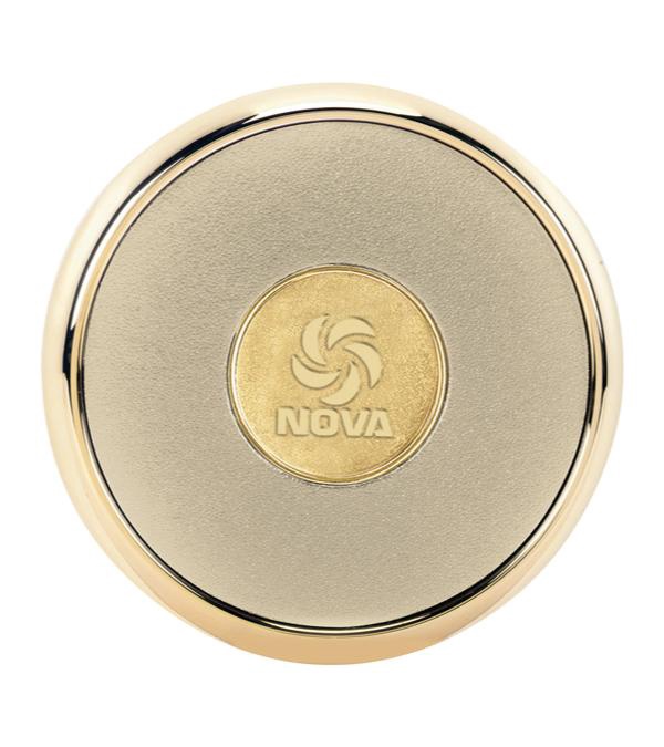 Round Brass Gold Coaster