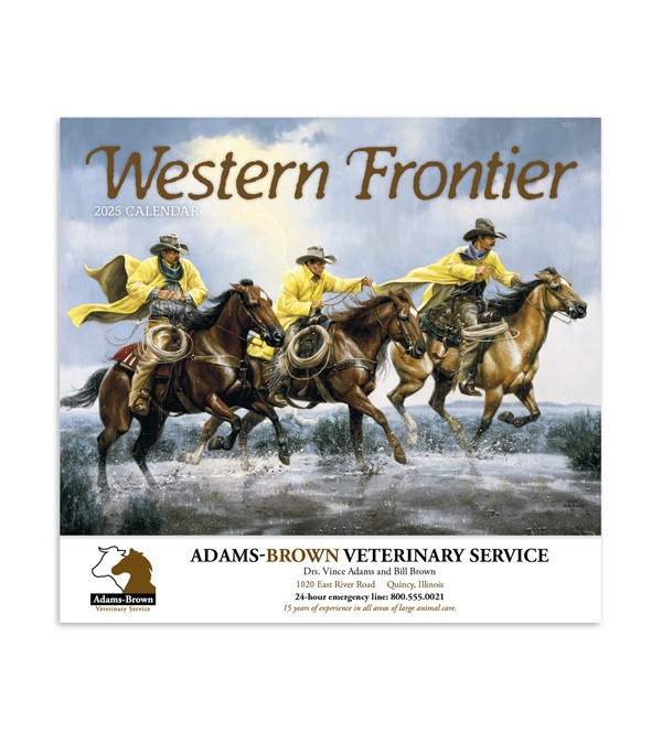 Western Frontier Wall Calendar
