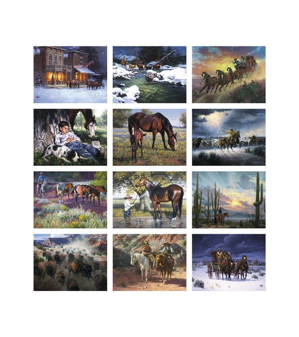 Western Frontier Wall Calendar