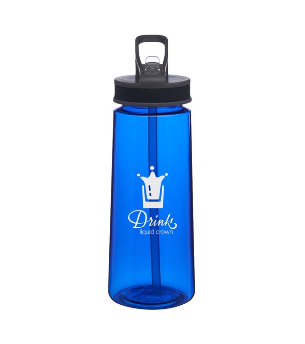 22 oz. Sports Water Bottles with Straw