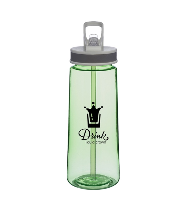 22 oz. Sports Water Bottles with Straw