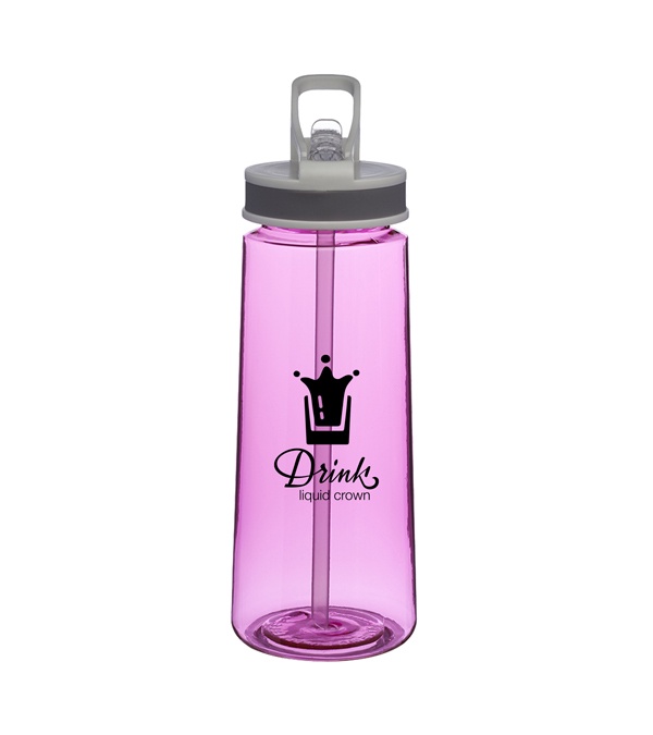 22 oz. Sports Water Bottles with Straw