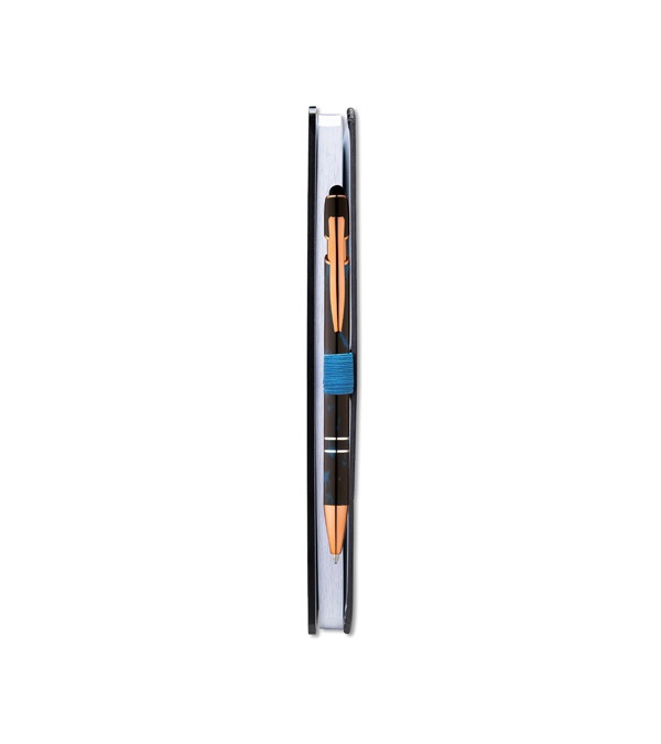 Palazzo Ultra-Gloss Marble Notebook with Pen