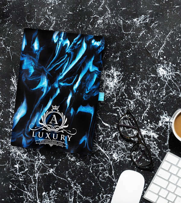 Palazzo Ultra-Gloss Marble Notebook with Pen
