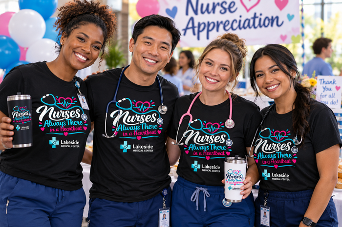 Nurses Heartbeat T-shirt with Personalization