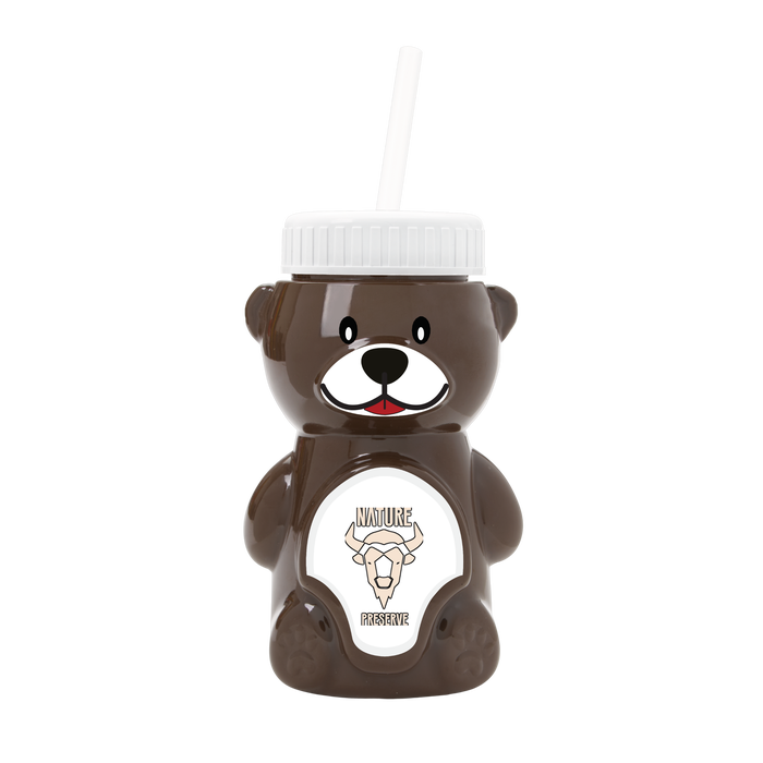 Garyline® Cubbie RPET Bottle with Straw Lid - 20 oz.
