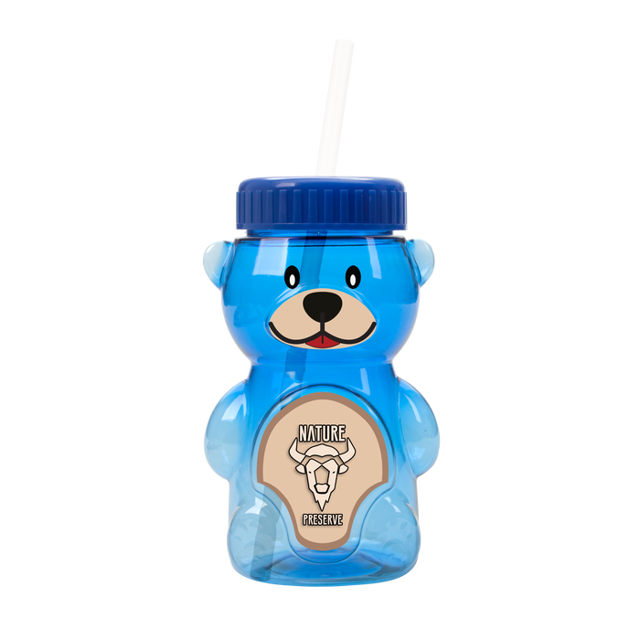Garyline® Cubbie RPET Bottle with Straw Lid - 20 oz.
