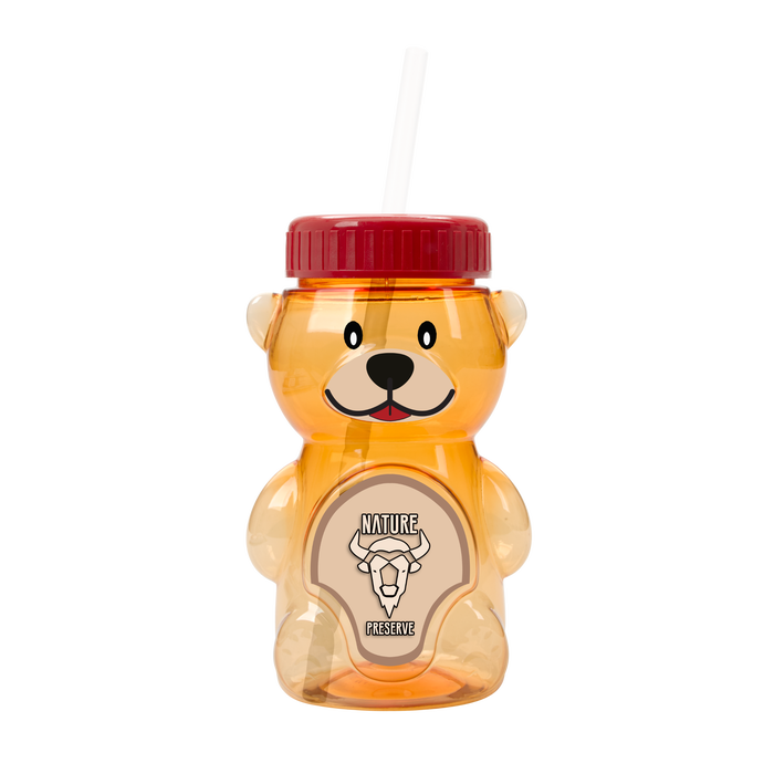 Garyline® Cubbie RPET Bottle with Straw Lid - 20 oz.