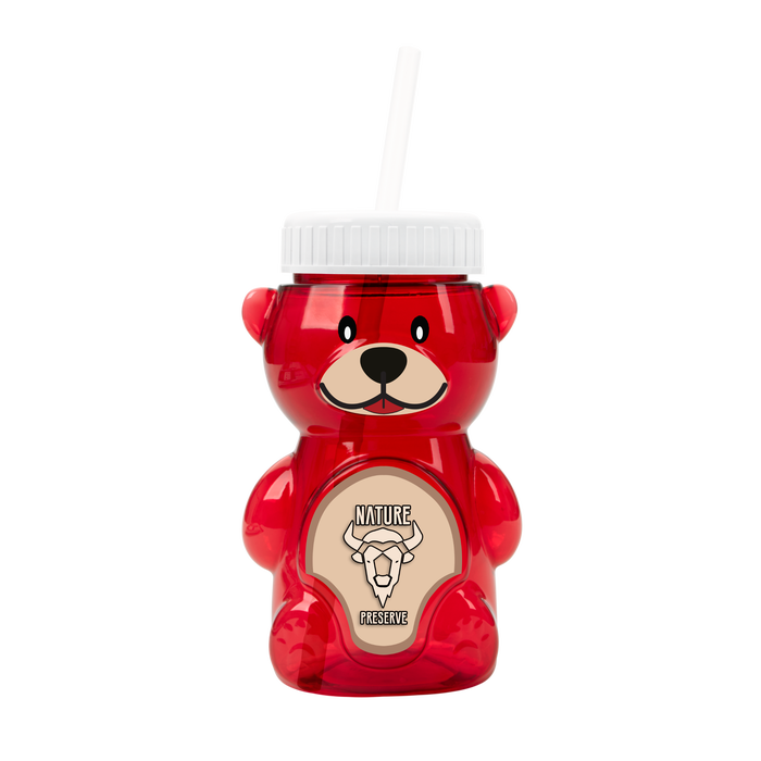 Garyline® Cubbie RPET Bottle with Straw Lid - 20 oz.