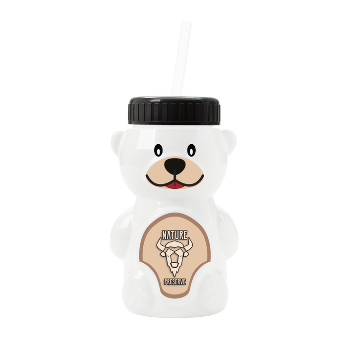 Garyline® Cubbie RPET Bottle with Straw Lid - 20 oz.
