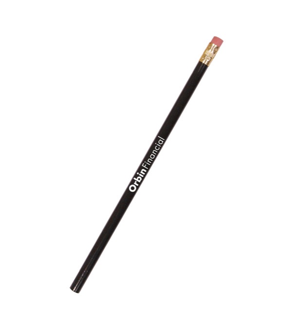 The Solo Pencil w/Brass Ferrule-Pink Eraser