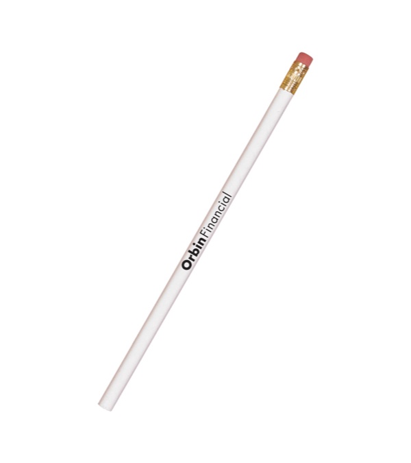 The Solo Pencil w/Brass Ferrule-Pink Eraser