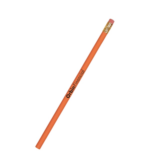 The Solo Pencil w/Brass Ferrule-Pink Eraser