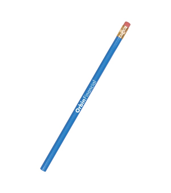 The Solo Pencil w/Brass Ferrule-Pink Eraser