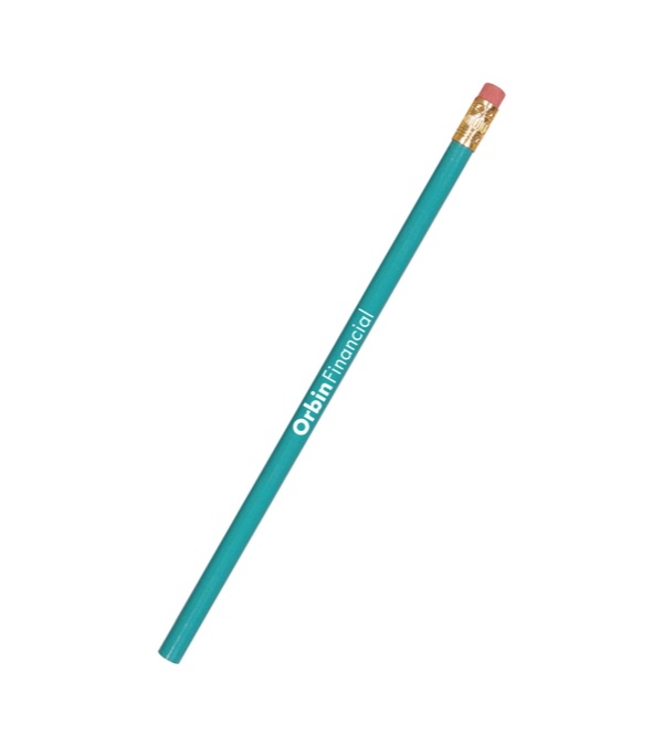 The Solo Pencil w/Brass Ferrule-Pink Eraser
