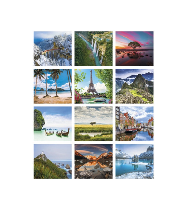 Glorious Getaways - Mini Calendar