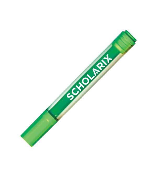 Brite Spots&reg; Fluorescent Highlighters with Clear Barrel