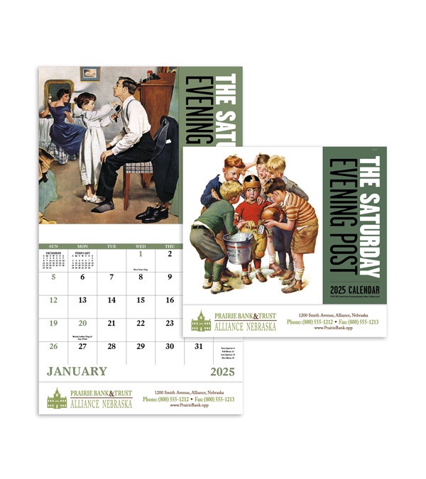 The Saturday Evening Post Wall Calendar