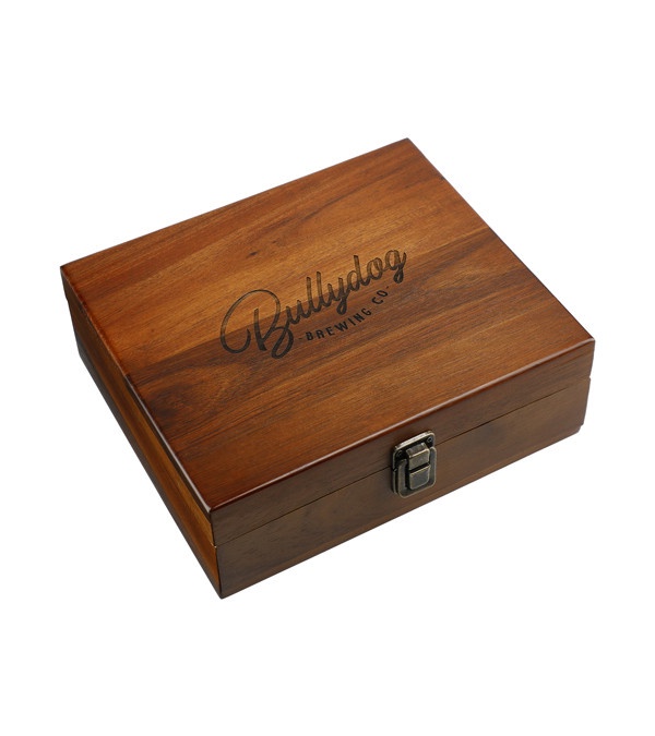 Graze Wood and Metal Wine Set
